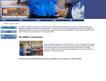 Tablet Screenshot of ansul.nextlms.com